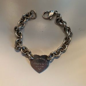 Tiffany & Co Silver Heart Bracelet
